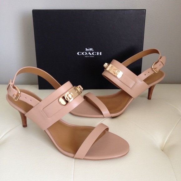 Coach Shoes - NWT Coach Millie Slingback Sandal in Nude