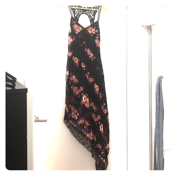 Free People slip lace dress