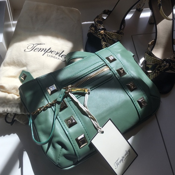 NWT Temperley London studded large wristlet