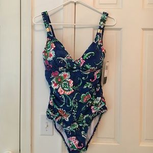 Lauren Ralph Lauren slimming fit bathing suit