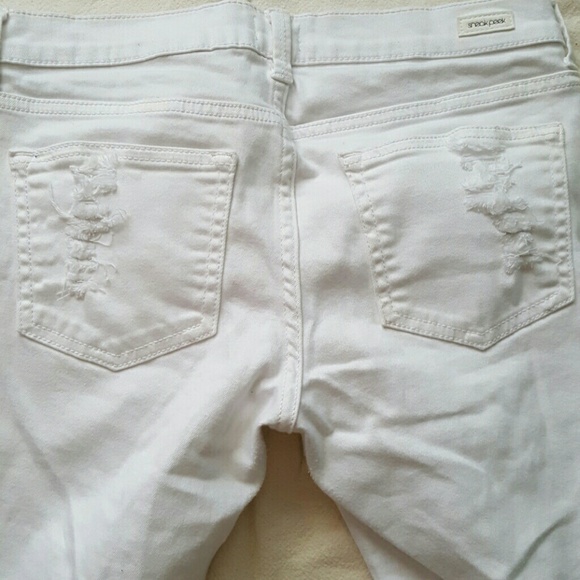 White Ripped Skinny Jean - Picture 3 of 4