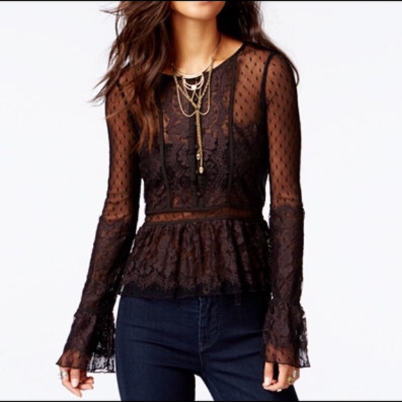 Free people peplum top