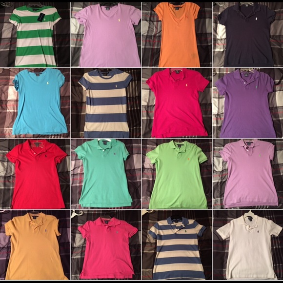 Ralph Lauren Tops - Women's Polo shirt and 1 kids polo shirt