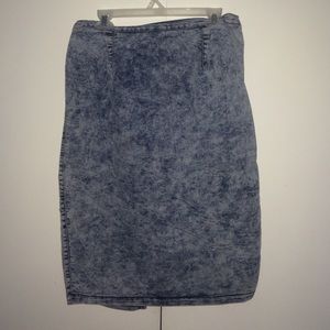 Pencil Jean skirt