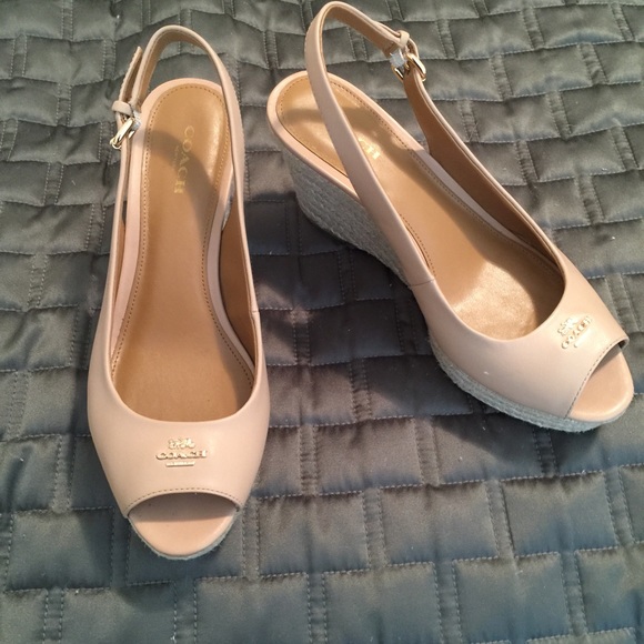 COACH WEDGES. PERFECT CONDITION