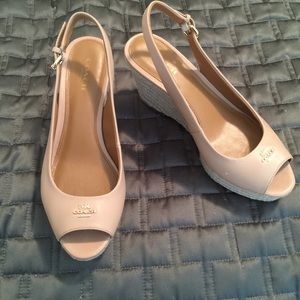 COACH WEDGES. PERFECT CONDITION
