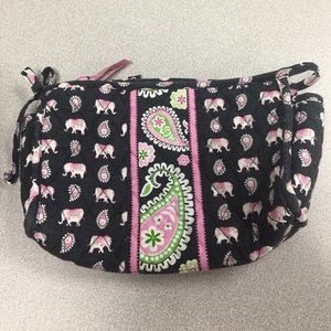 Vera Bradley zip up makeup bag