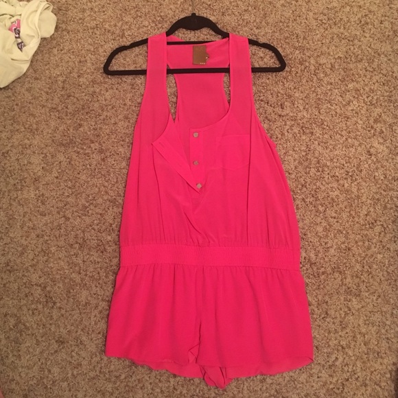 Hot pink romper Ali Ro