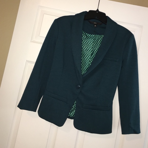 Dark teal blazer