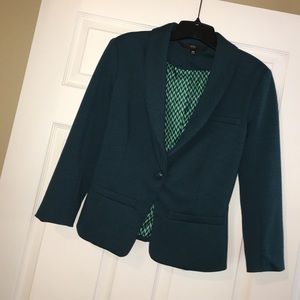 Dark teal blazer