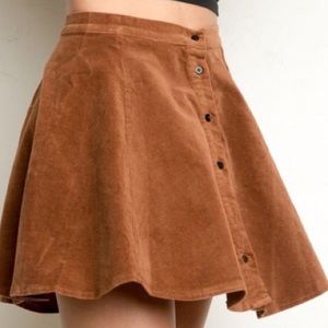 Brandy Melville Velour Circle Skirt