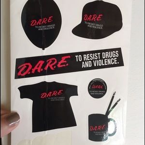 DARE stickers 1999