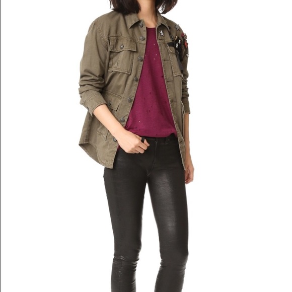 IRO Holey Tee in Wine - Picture 3 of 4