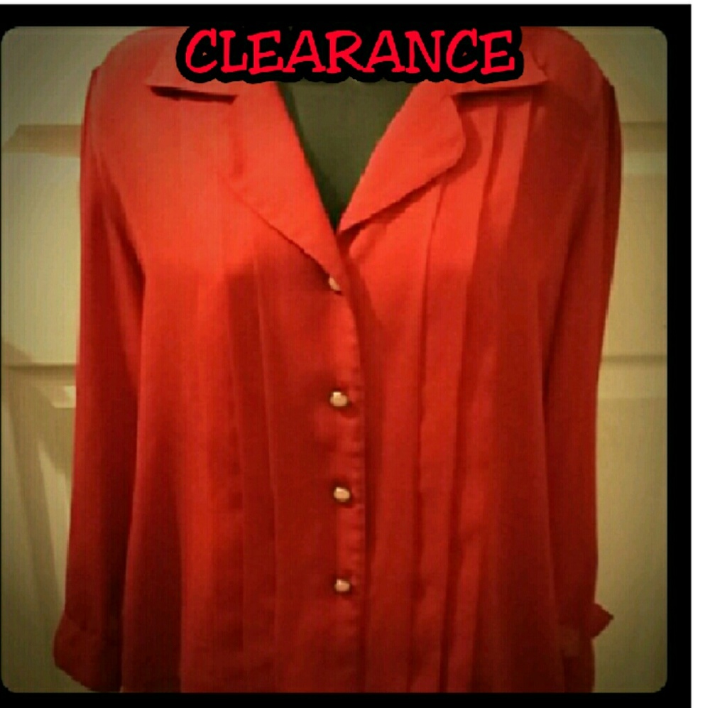 PreLoved Red Blouse