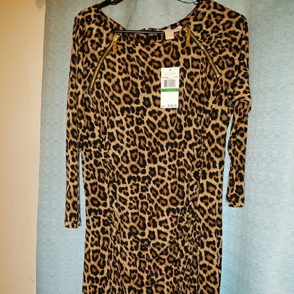 Michael kors leopard dress