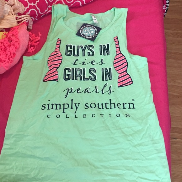 Simply southern tank top