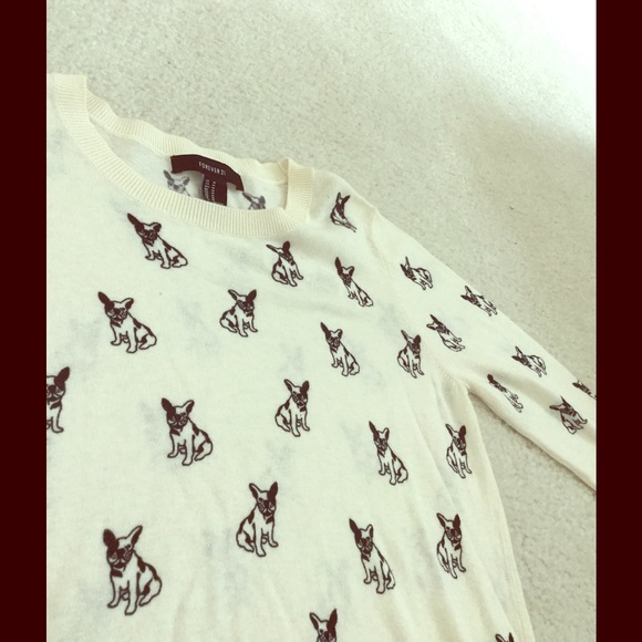 NWT dog print sweater🐶