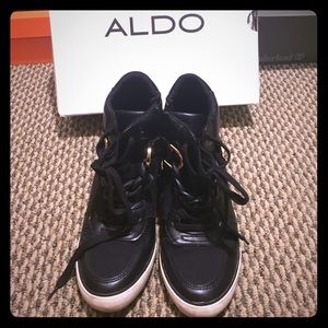 Aldo invisible high heel shoes
