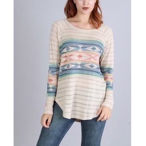 🎉GRAND OPENING SALE🎉 Pretty Tribal Knit Top