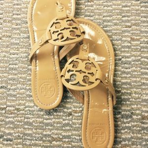Size 6.5 Tory Burch Miller Tan Sandals