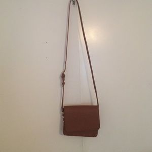Brown cross body handbag