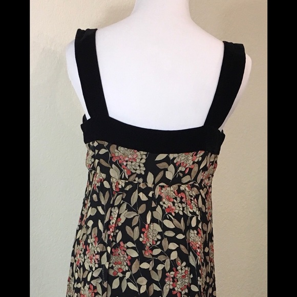 Dark Floral Mini Dress - Picture 3 of 4