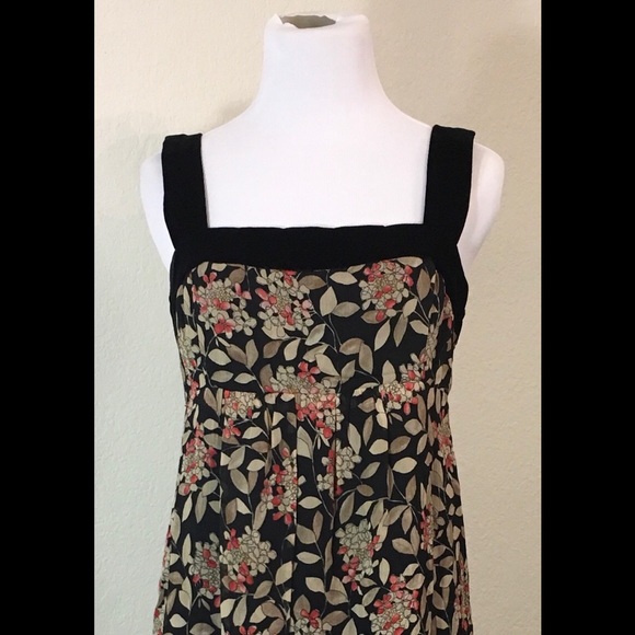 Dark Floral Mini Dress - Picture 4 of 4