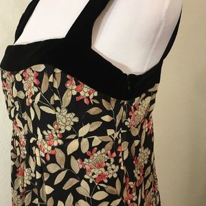 Dark Floral Mini Dress