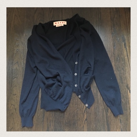 Marni Sweaters - MARNI sweet black sweater