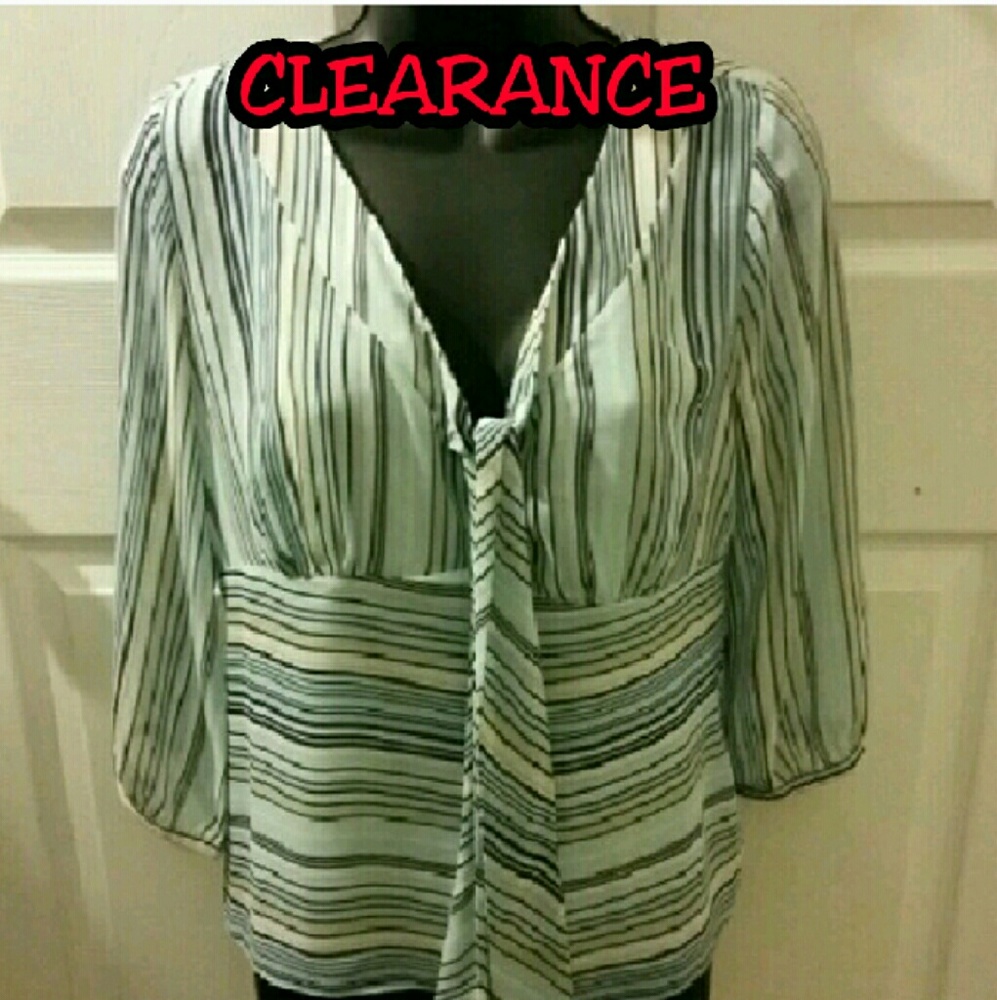 LOFT PreLoved Striped Blouse
