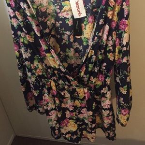 Super cute floral romper