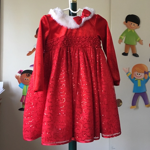 Winter formal dress for little girl