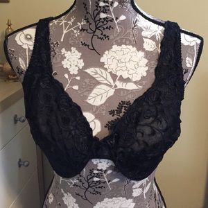 Black Lace Bra 38D