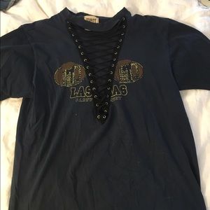 LF first of a kind vintage lace up tee
