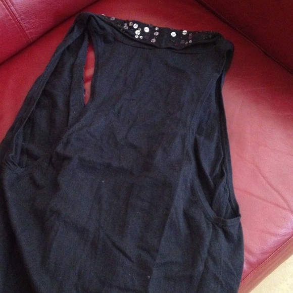 GAP Sequined, Beaded, Crystal Trimmed VEST SZ M - Picture 3 of 3