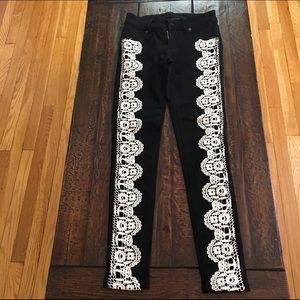 FINAL CLEARANCE embroiled jeans. Made in USA.