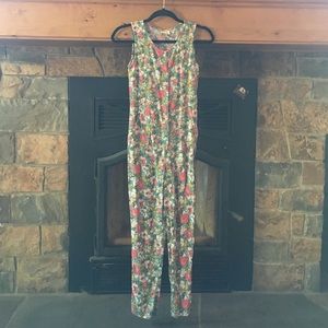 Flowered full jumper