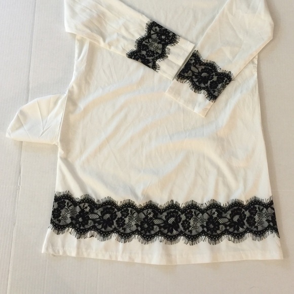 White/Cream Tunic - Picture 3 of 4