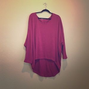 High/low sweatshirts