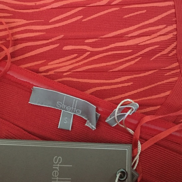 Stretta bodycon bandage dress animal print S - Picture 4 of 4