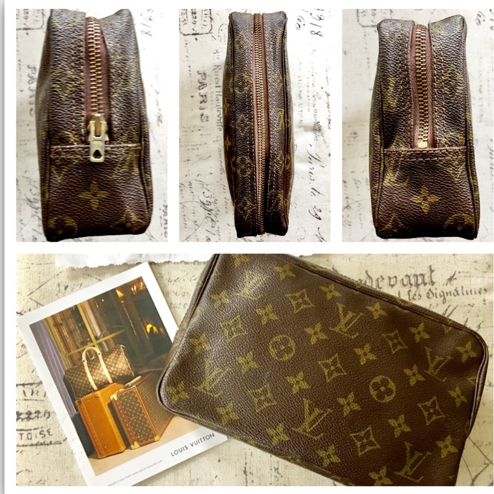AUTHENTIC LOUIS VUITTON TROUSSE 23 CLUTCH MAKEUP - Picture 2 of 4