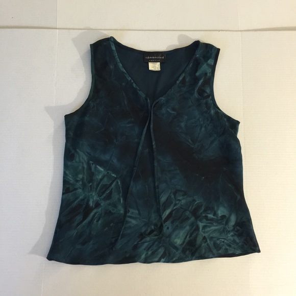 Green marble print tank top & skirt - Picture 1 of 2