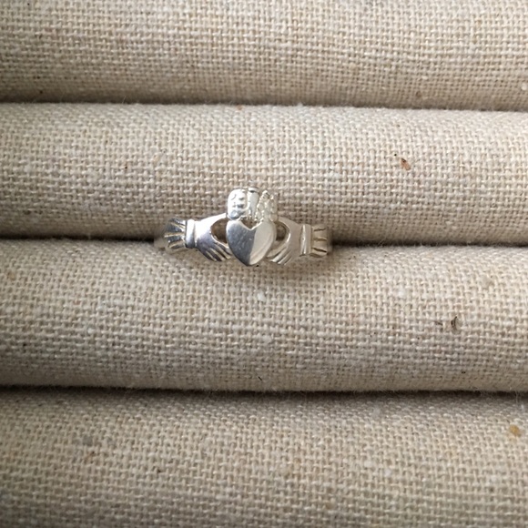 Silver Claddagh ring
