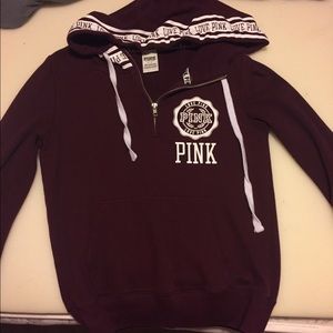 PINK cowl neck pullover