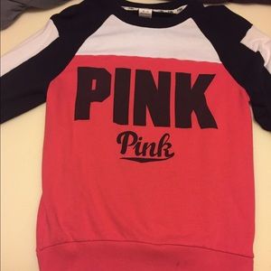 PINK crew neck sweater