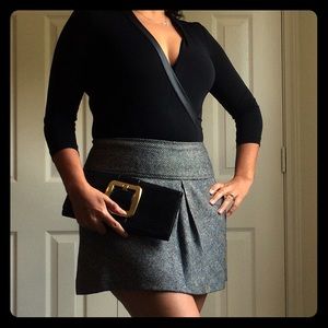 Black 3/4 sleeve bodysuit