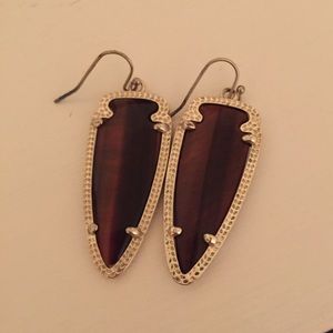 Kendra Scott Skylar Earrings in Brown