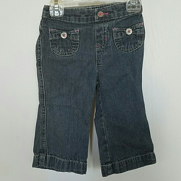 Jeans with sparkle front pockets