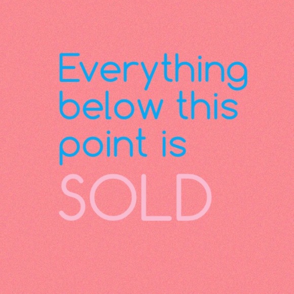 Sold Beyond This Point
