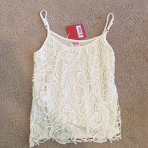 Crocheted tank
